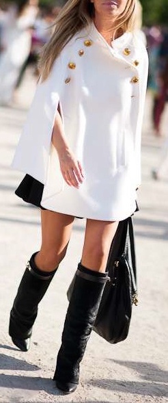White Jacket and Black Boots, Outside Chloe
