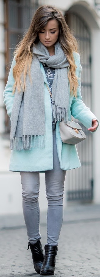 Mint Winter Coat
